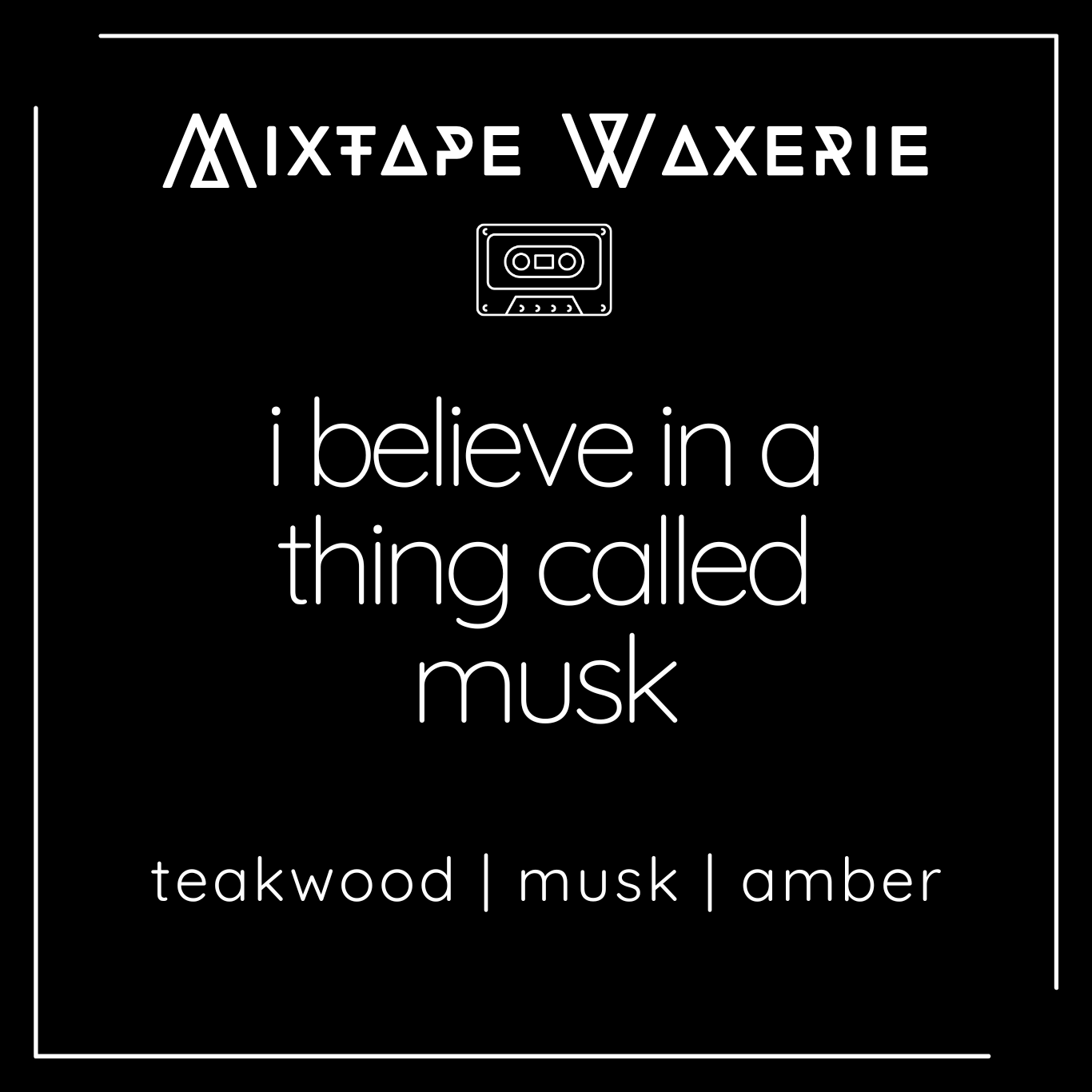 I Believe in a Thing Called Musk [0.27 oz Vent Clip Travel Car Diffuser]